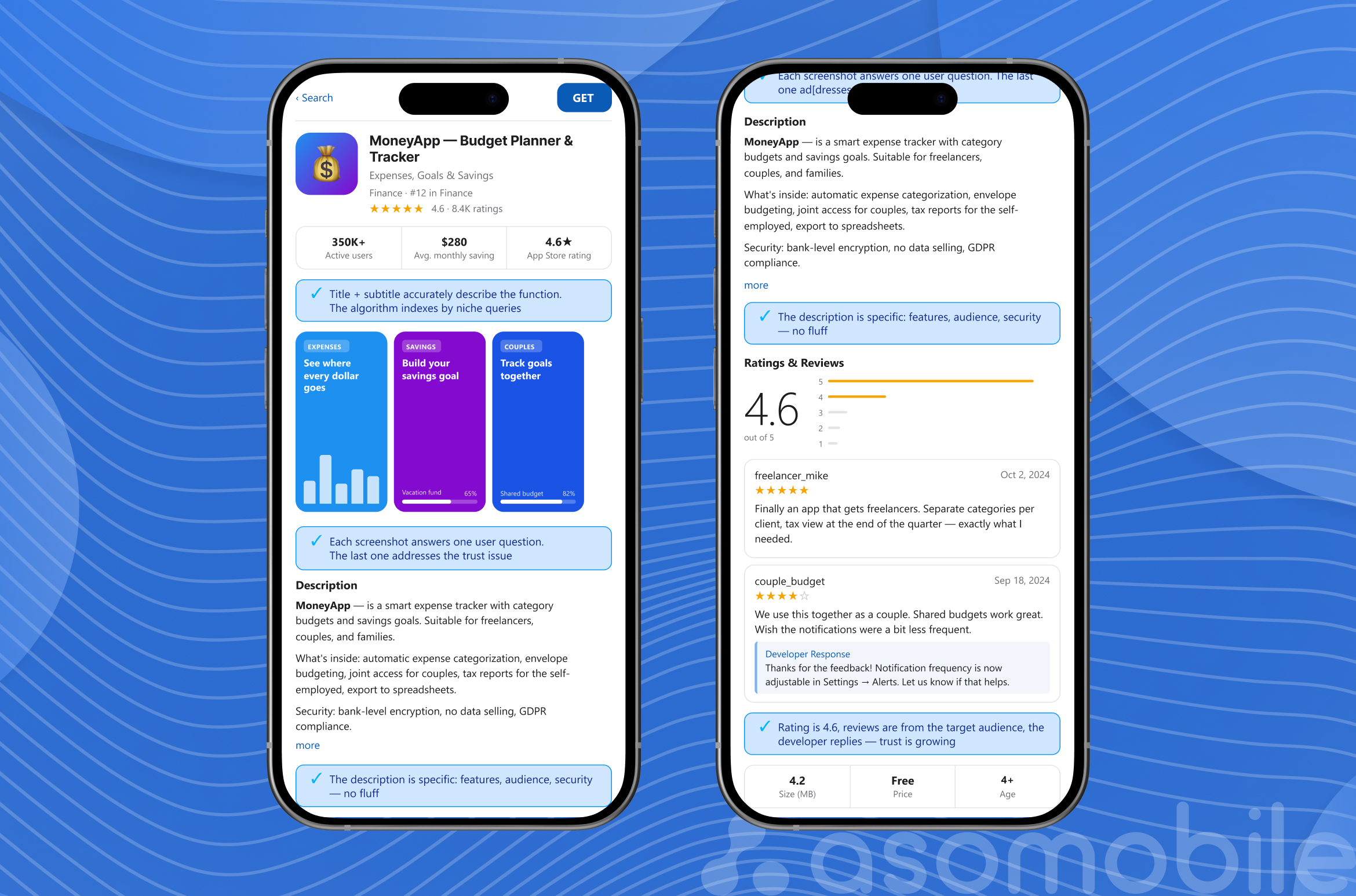 App's Store Page - After